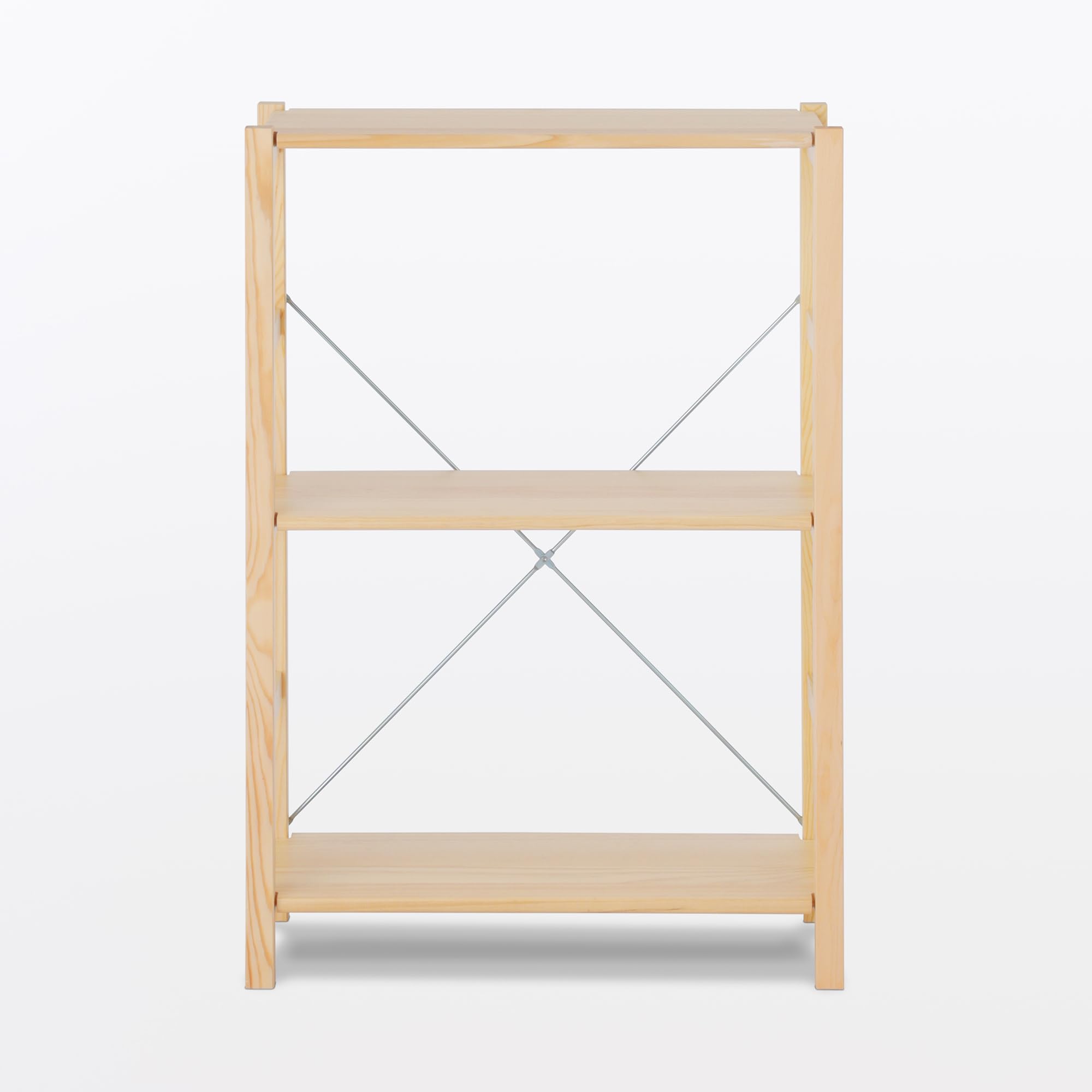 Amazon｜無印良品 パイン材ユニットシェルフ 小 幅58×奥行26×高さ83cm